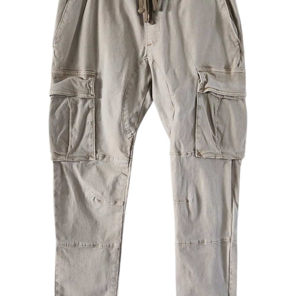 PacSun Eco Stretch‎ Canvas Khaki Slim Cargo Pants Size S